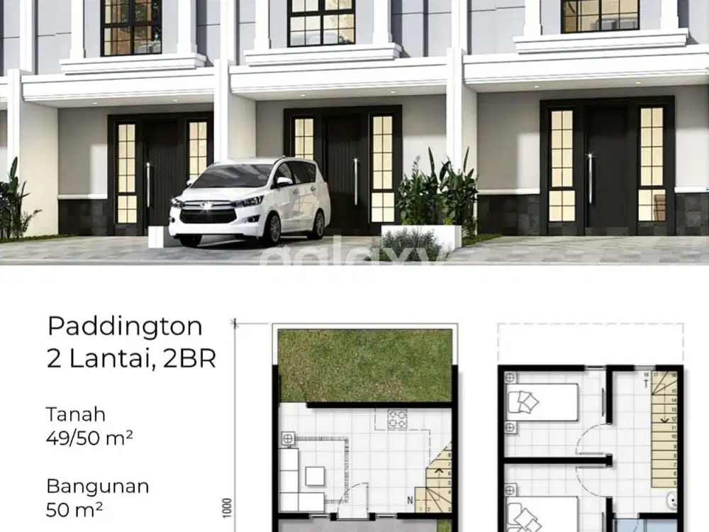 JUAL RUMAH BARU MINIMALIS 2 & 3 KAMAR TIDUR PANTAI MENTARI