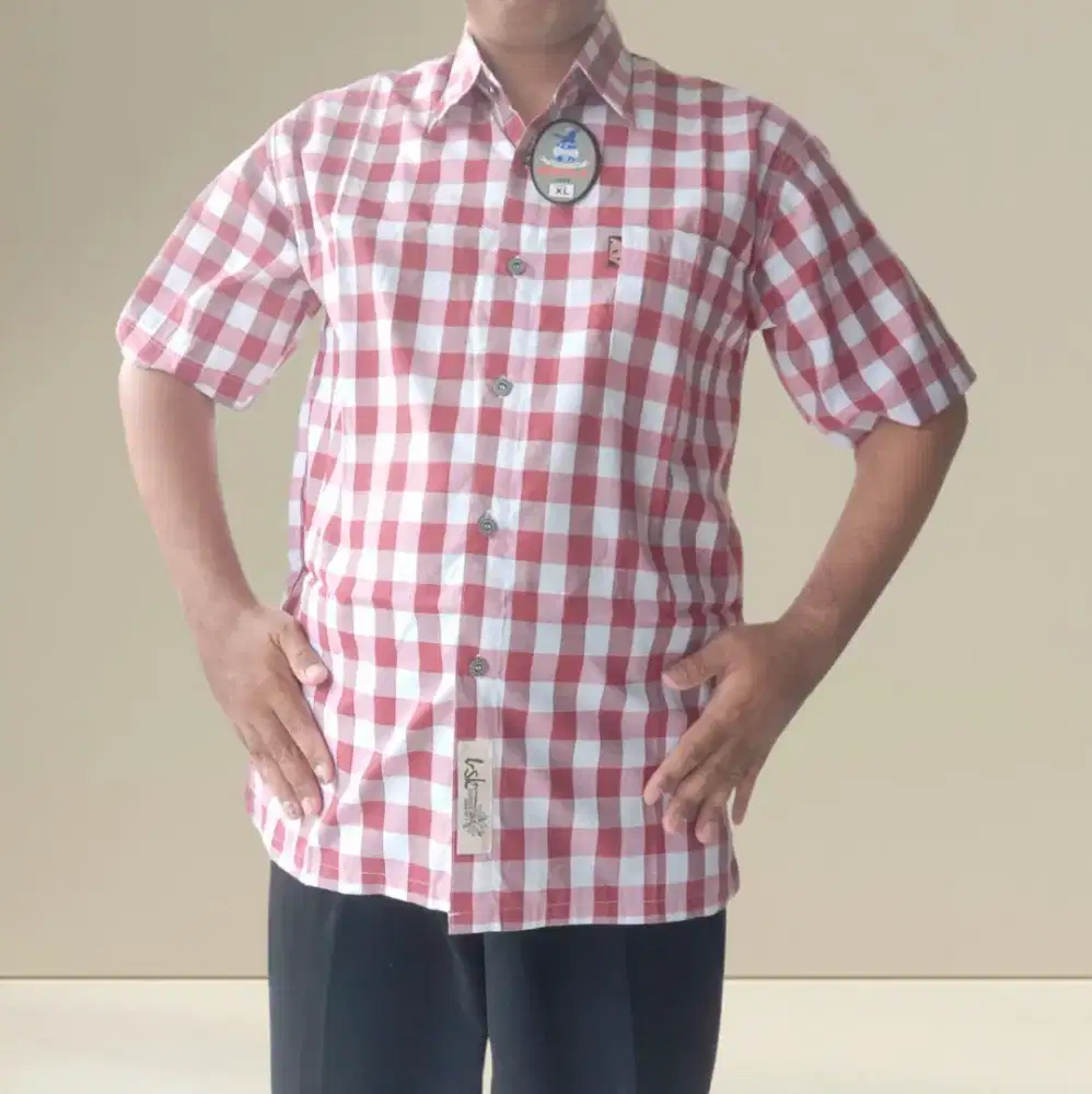 Baju Kemeja Kotak Kotak Dewasa