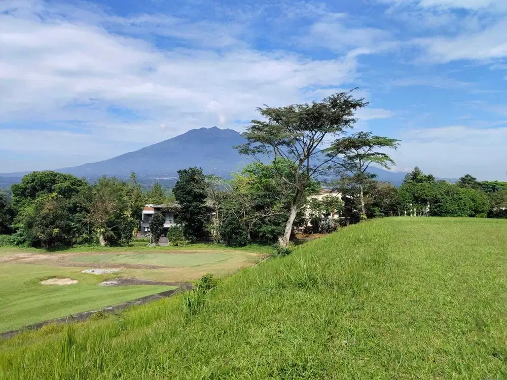 Kavling View Lap Golf dan Gunung di Rancamaya Golf Estate Bogor