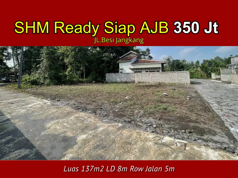 Jual Tanah Pekarangan Siap Bangun Jalan Kaliurang