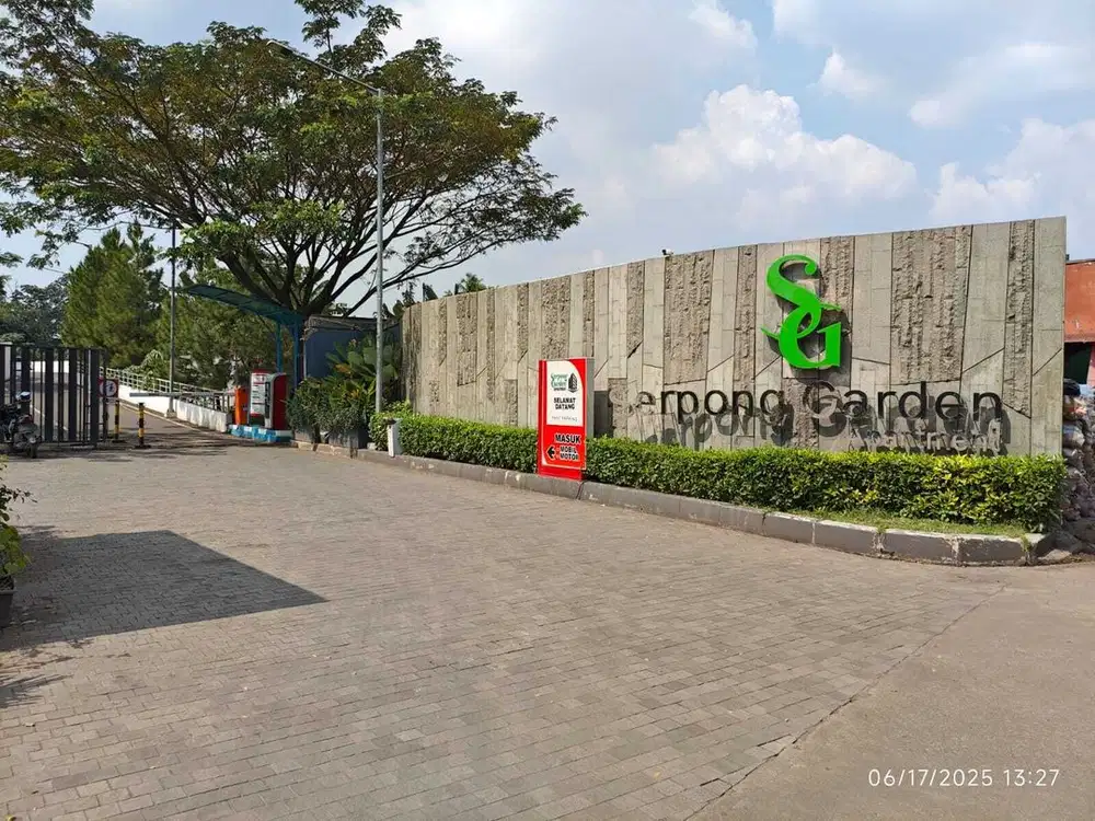 Dijual cepat apartemen studio serpong garden cisauk harga nego ampe jadi