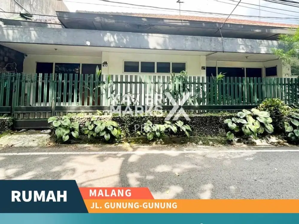 Disewakan Rumah Dekat Ijen Boulevard di Klojen Malang