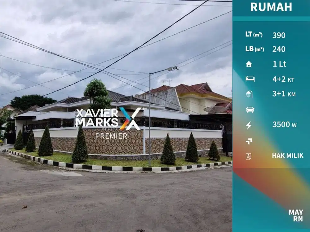 Dijual Rumah Hook Klasik Semi Furnish di Bukit Dieng Malang
