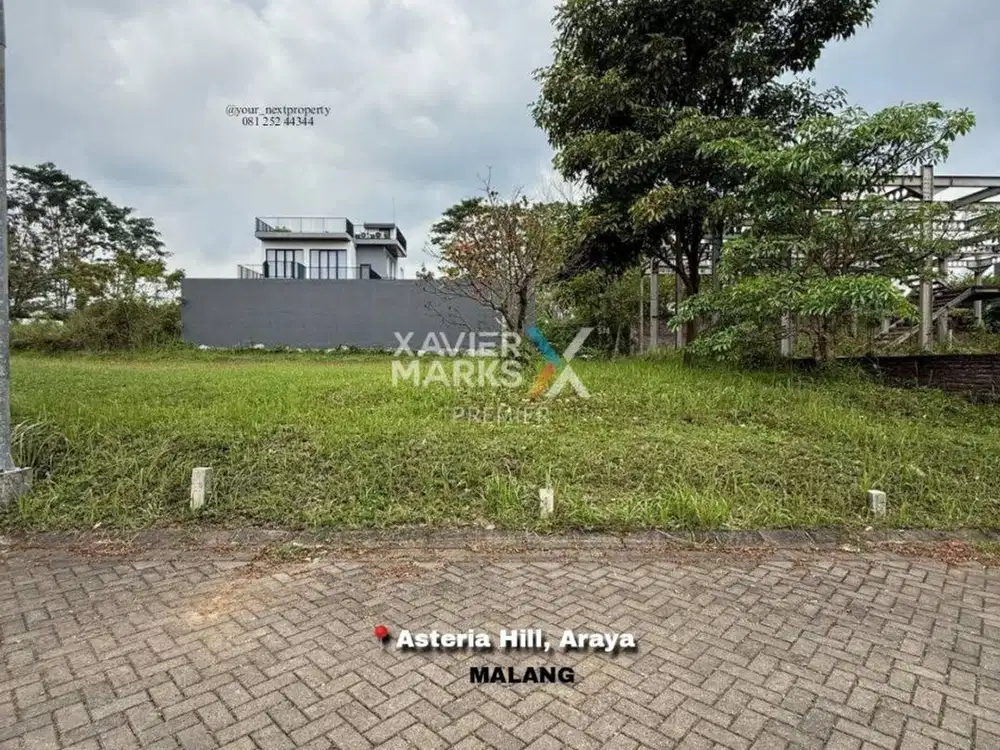 Tanah Kavling di Cluster Asteria Hill, The Araya Malang