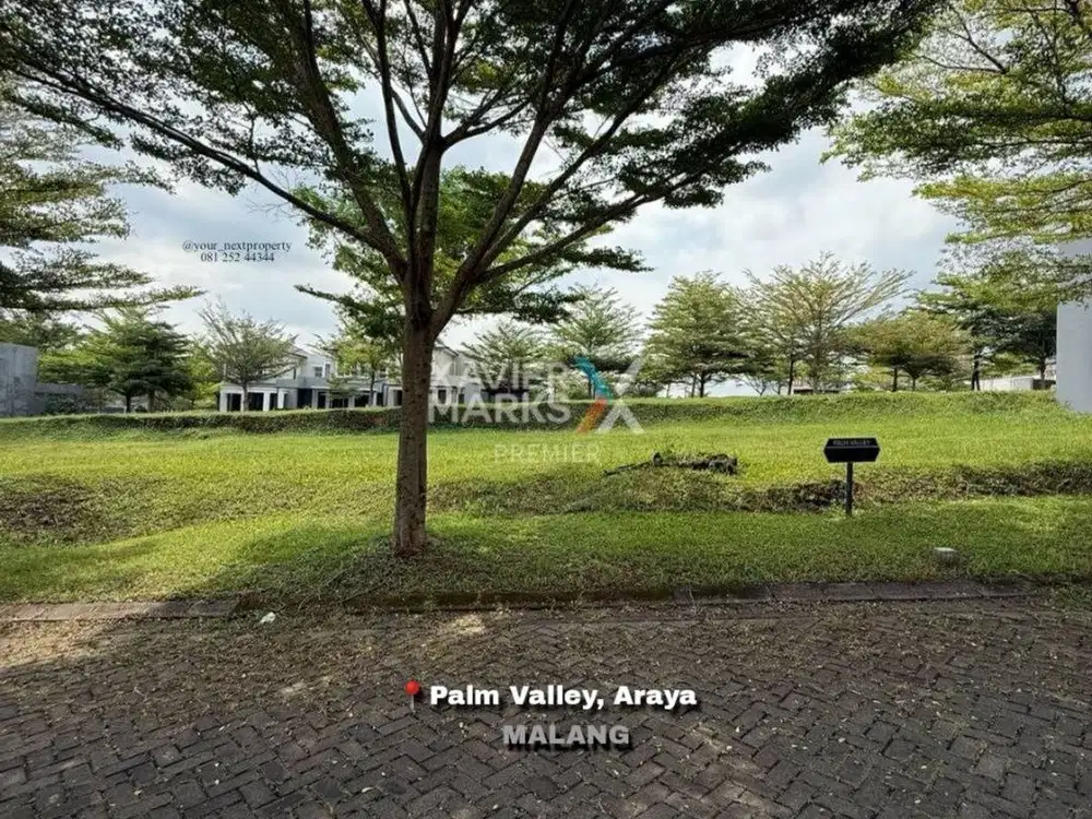 Tanah Kavling di Cluster Palm Valley, The Araya Malang