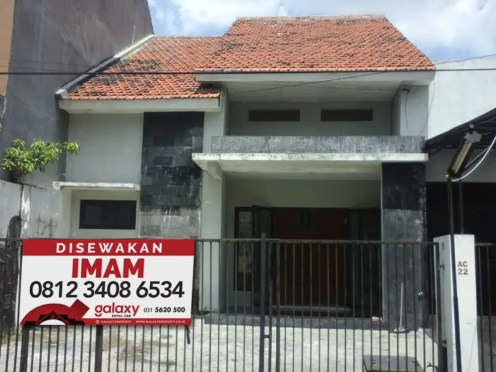 Disewakan rumah di rungkut mejoyo utara, tenggilis mejoyo, dekat ubaya