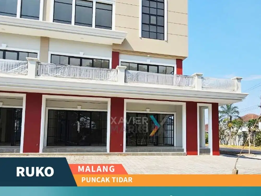 Dijual/Disewakan Ruko Eksklusif Strategis di Puncak Tidar Malang