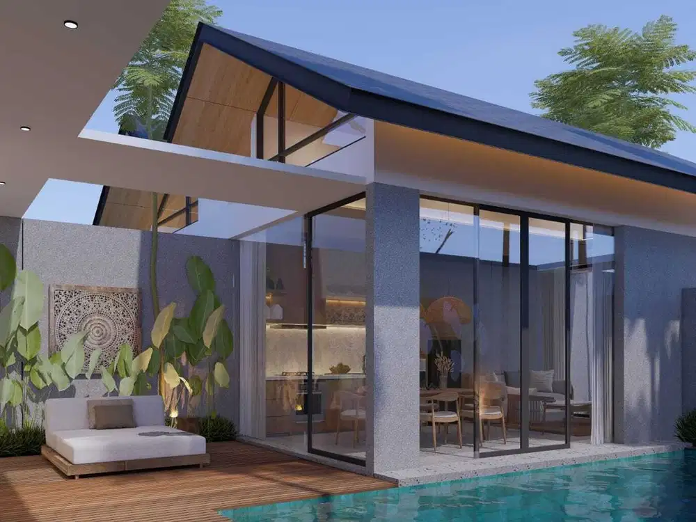 Villa Tropis Minimalis di Kemenuh Ubud Area