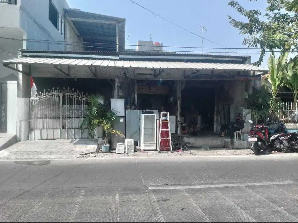 rumah  ada kios bisa untuk tempat usaha di johar baru, koja jakarta u