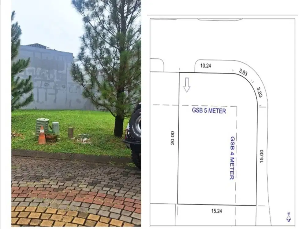 Tanah kavling di De latinos