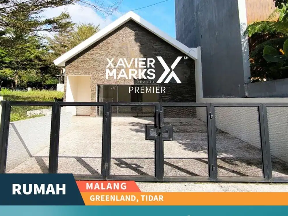 Dijual Rumah Hook Bangunan Baru di Mainroad Greenland Tidar Malang