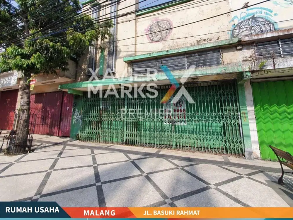 Dijual Rumah Usaha Kawasan Bisnis Poros Jalan Basuki Rahmat Malang