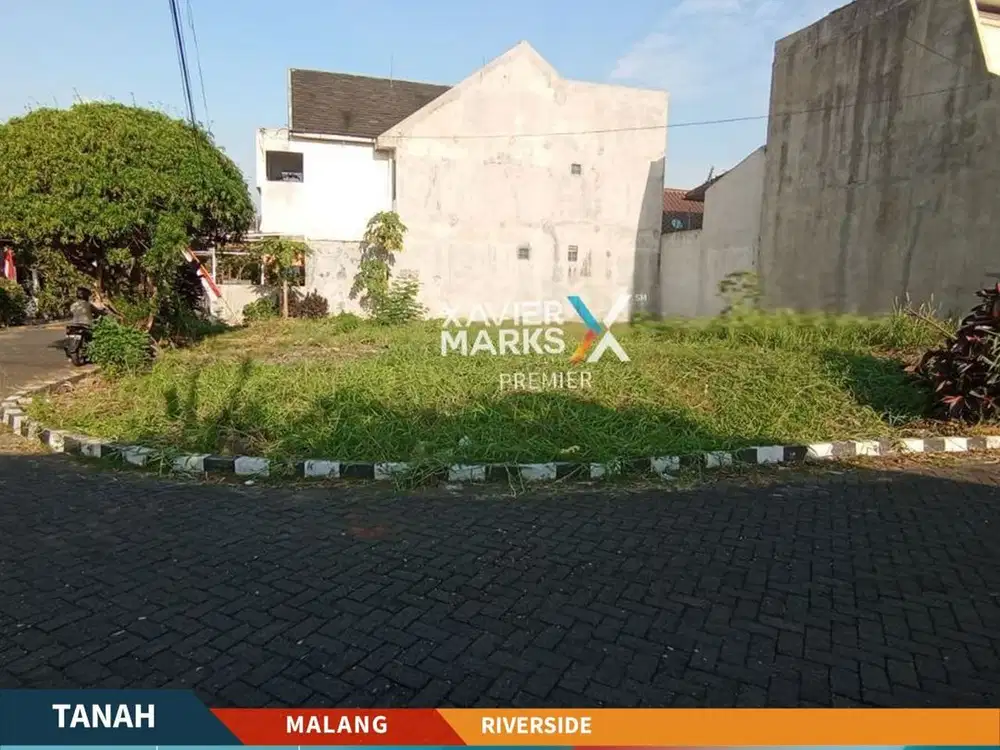 Dijual Tanah Hook Kawasan Eksklusif di Riverside Malang