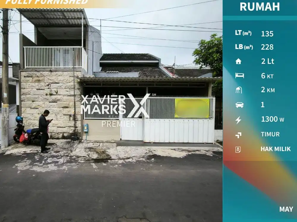 Dijual Rumah Full Furnish Modern Minimalis di Sawojajar Malang