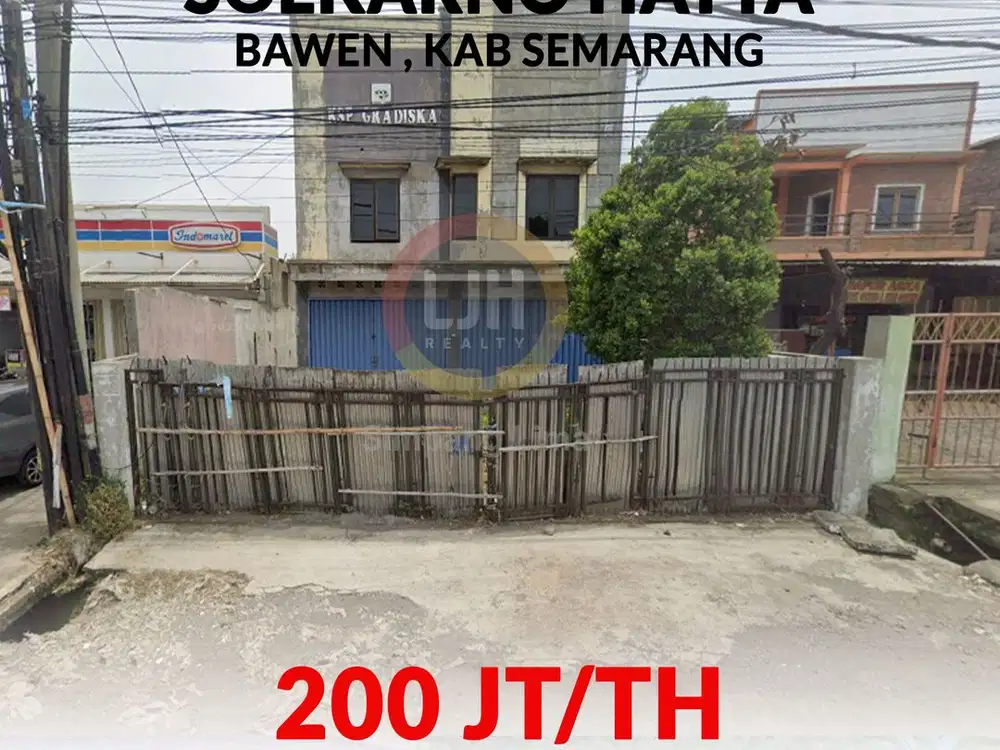Ruko Strategis di Jalan Soekarno Hatta Bawen dekat Indomaret
