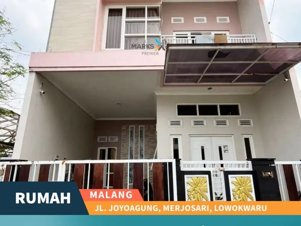Dijual Rumah 2 Lantai Dekat UB di Joyoagung Lowokwaru Malang