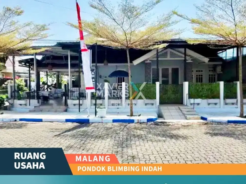 Dijual Rumah Usaha Dekat RS Persada di Pondok Blimbing Indah Malang