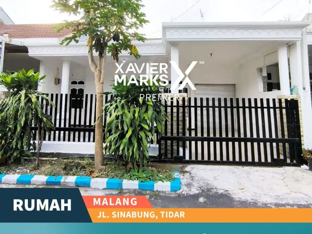 Dijual Rumah Murah Terawat Akses Mudah di Jl Sinabung Tidar Malang
