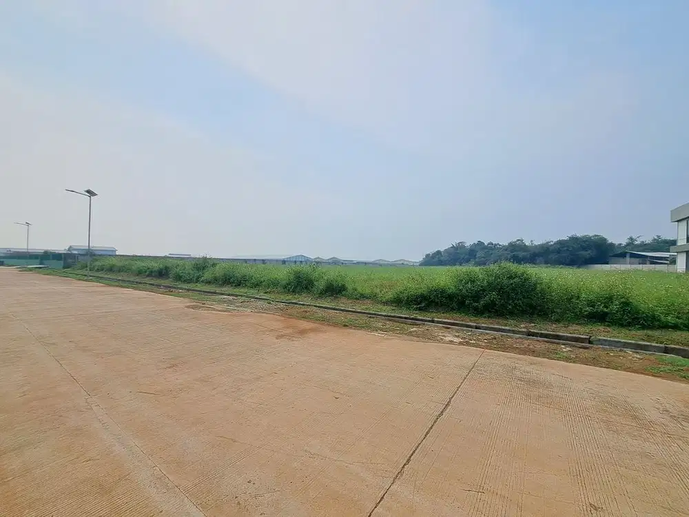 Kavling Tanah Industri 1 Hektar Dalam Kawasan Aman Di Legok Tangerang