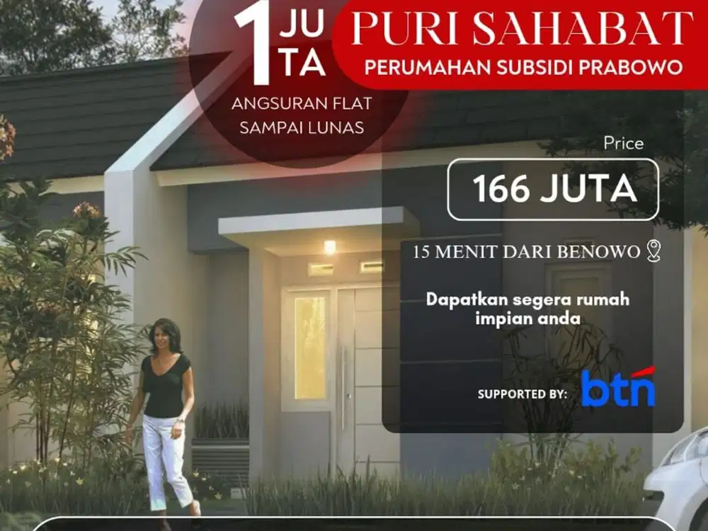 Rumah Subsidi Prabowo lokasi strategis bebas banjir dekat fasilitas