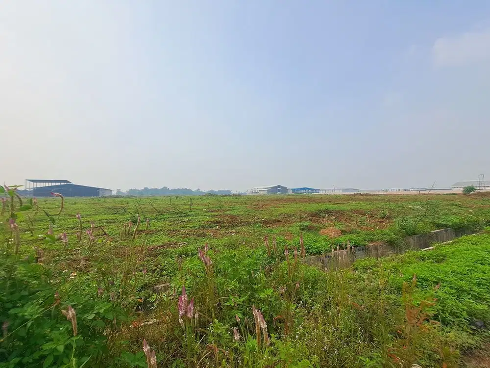 Tanah Lahan Industri 5000m2 dalam kawasan aman di Legok Tangerang