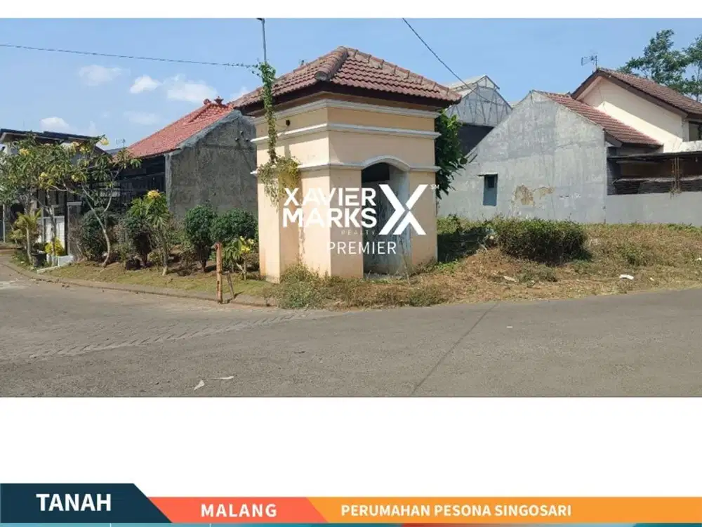 DIJUAL TANAH HOOK STRATEGIS DI DEKAT PERUMAHAN PESONA SINGOSARI MALANG
