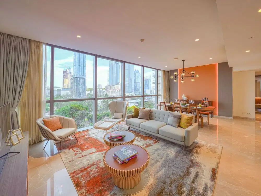 Apartemen Luxury Casa Domaine Size 168 sqm Type 3+1BR at Jakarta’s CBD