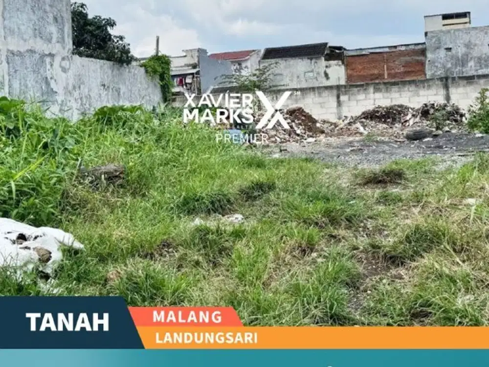 g045 Tanah Siap Dibangun dekat Area Kampus di Landungsari Malang