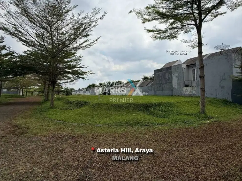 Tanah Kavling Hook Di Cluster Asteria Hill, The Araya Malang