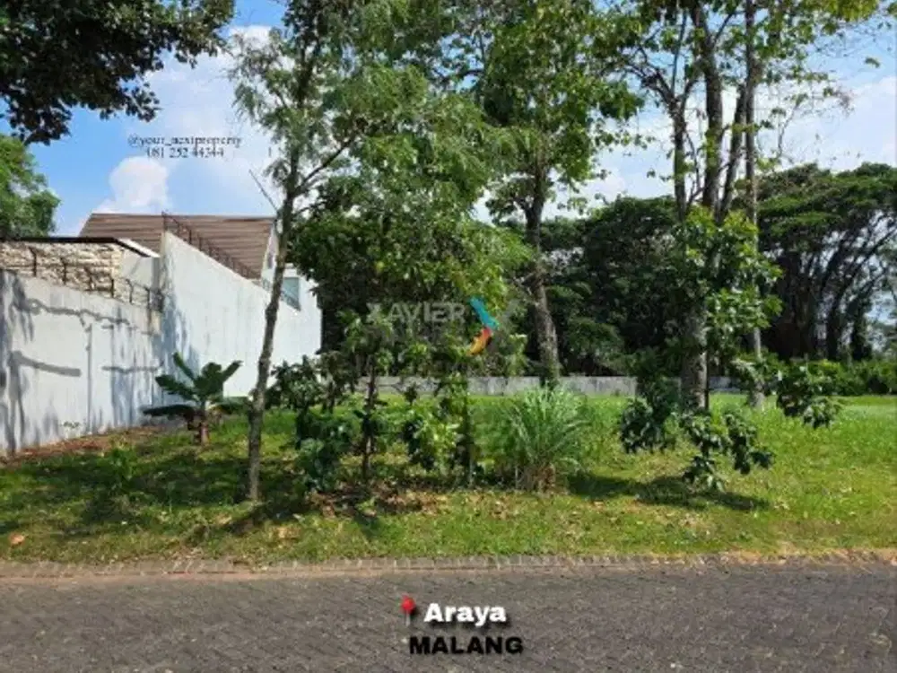 Tanah Kavling Di Jalan Kembar Cluster Villa Golf Kota Araya Malang