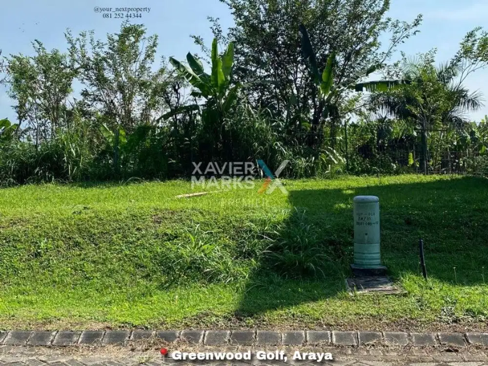 Tanah Kavling Di Cluster Greenwood Golf, Kota Araya Malang