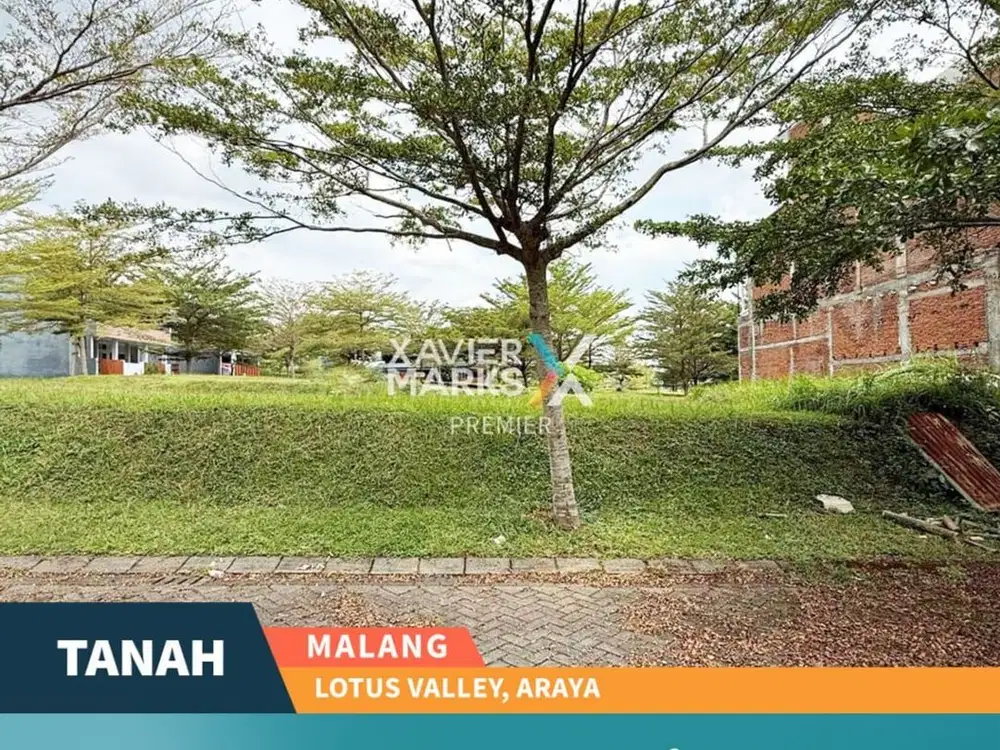 Dijual Tanah Kavling di Cluster Lotus Valley, The Araya Malang