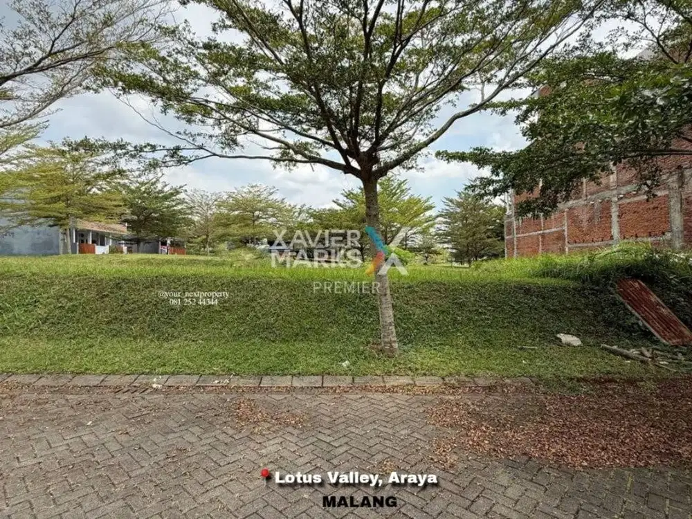 Tanah Kavling Di Cluster Lotus Valley, The Araya Malang