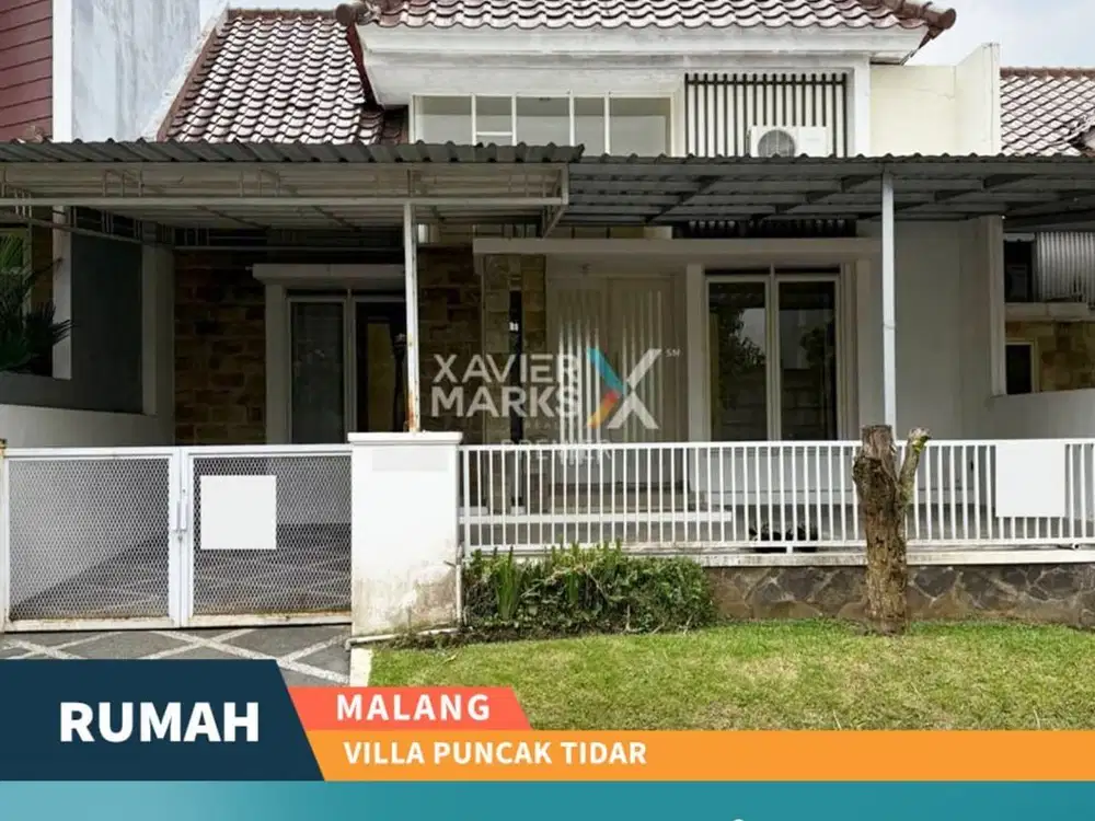 Disewakan Rumah Modern Siap Huni di Villa Puncak Tidar Malang
