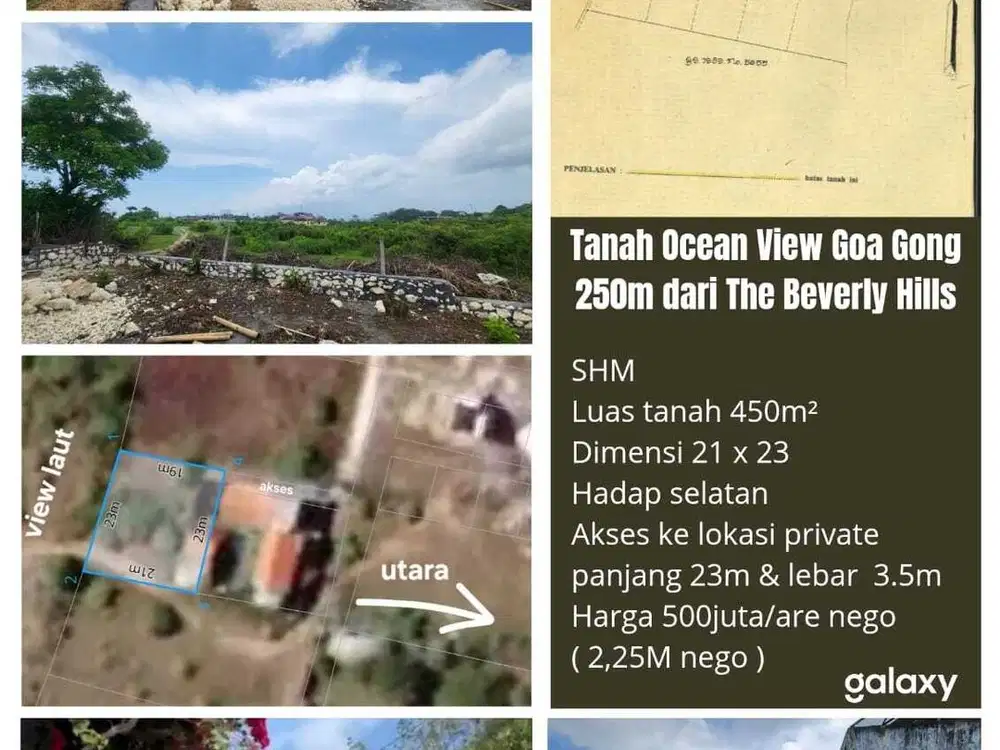 Affordable Ocean View Land near The Beverly Hills Jimbaran