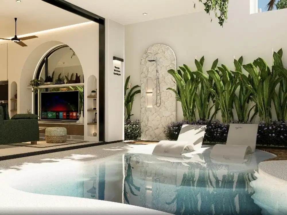 Brand New Villa with Smart Home Sistem in Pantai Batu Bolong Canggu