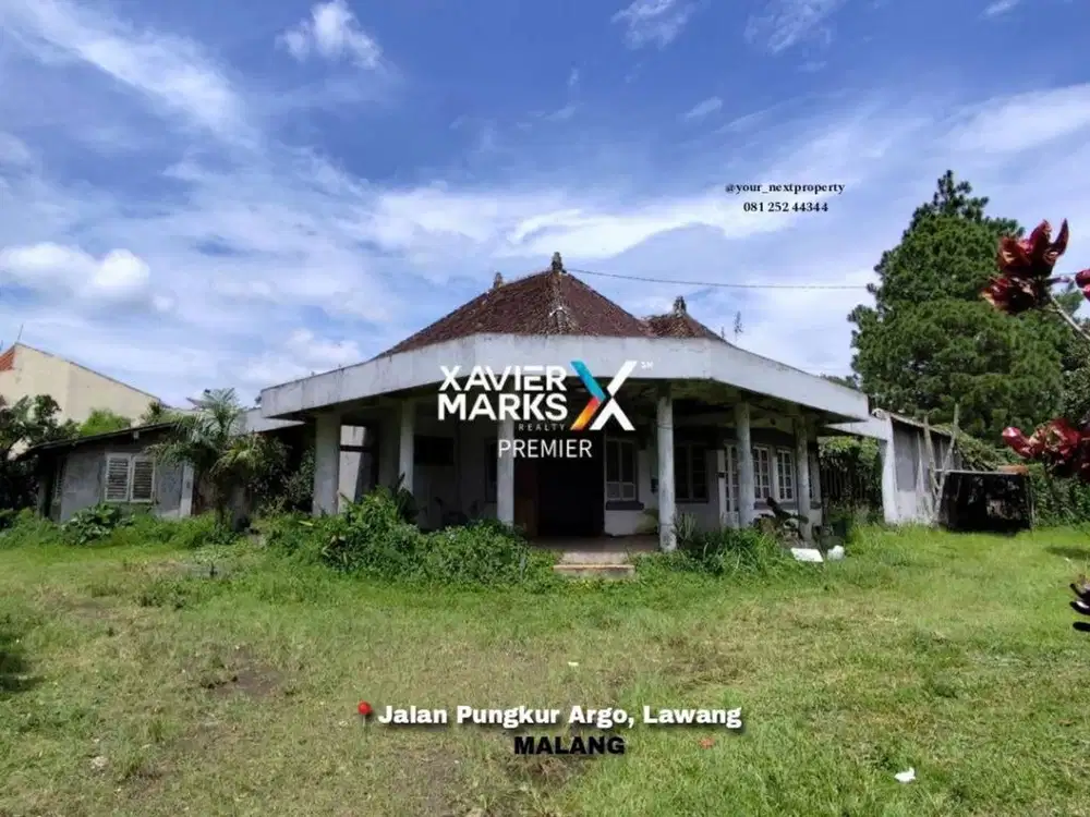 Rumah Kolonial Belanda Di Jalan Pungkur Argo, Lawang Malang(OLX264)