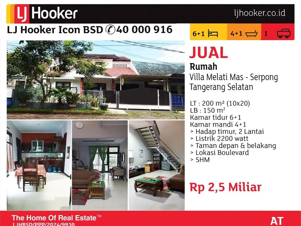 Rumah di Villa Melati Mas Tangerang Selatan