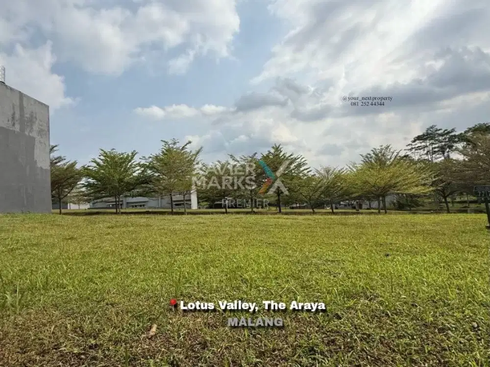 Tanah Kavling Di Cluster Lotus Valley, The Araya Malang