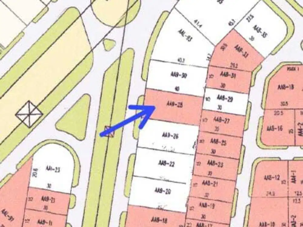 Kavling Murah di Raya Villa Bukit Indah, Pakuwon Indah Surabaya Barat