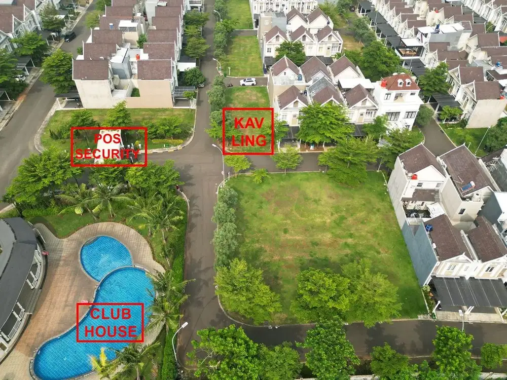 Dijual Cepat Kavling huk JGC Luas 197 m2  hadap Timur S