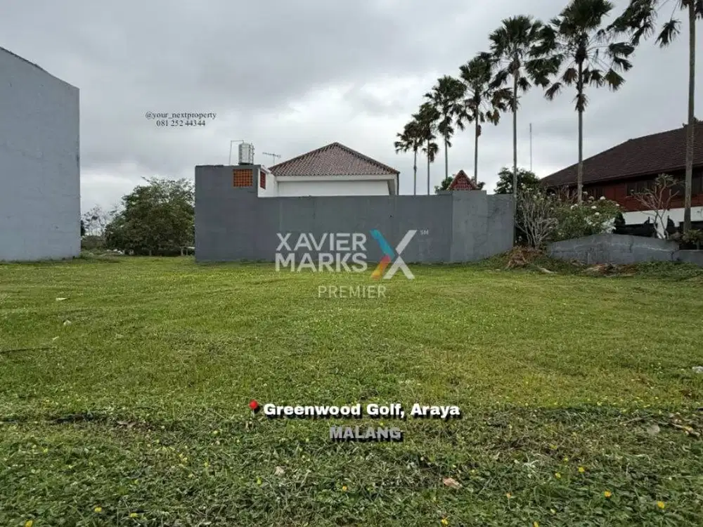Tanah Kavling Di Mainroad Cluster Greenwood Golf Araya Malang