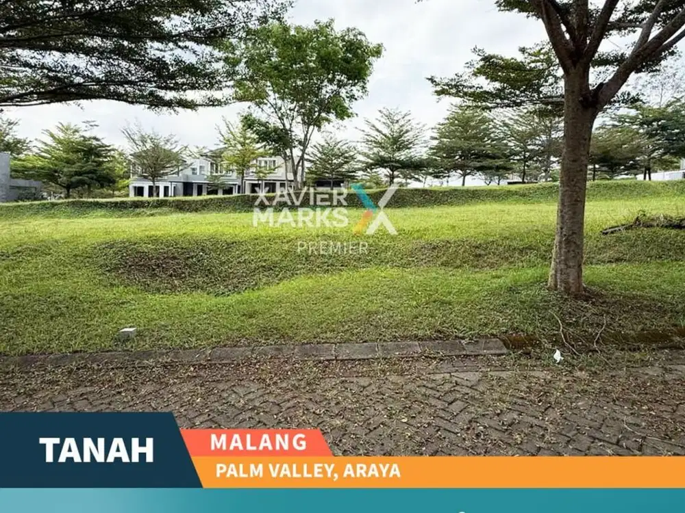 Super Langka Dijual Tanah Kavling di Palm Valley The Araya Malang
