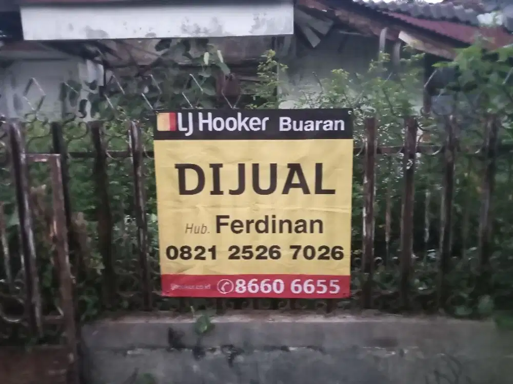 Dijual Tanah Kavling di dalam komplek  Pulo Gebang Permai  Jak Tim