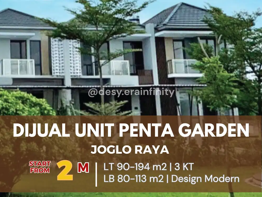 Dijual Unit Eksklusif Penta Garden Joglo Jakarta Barat