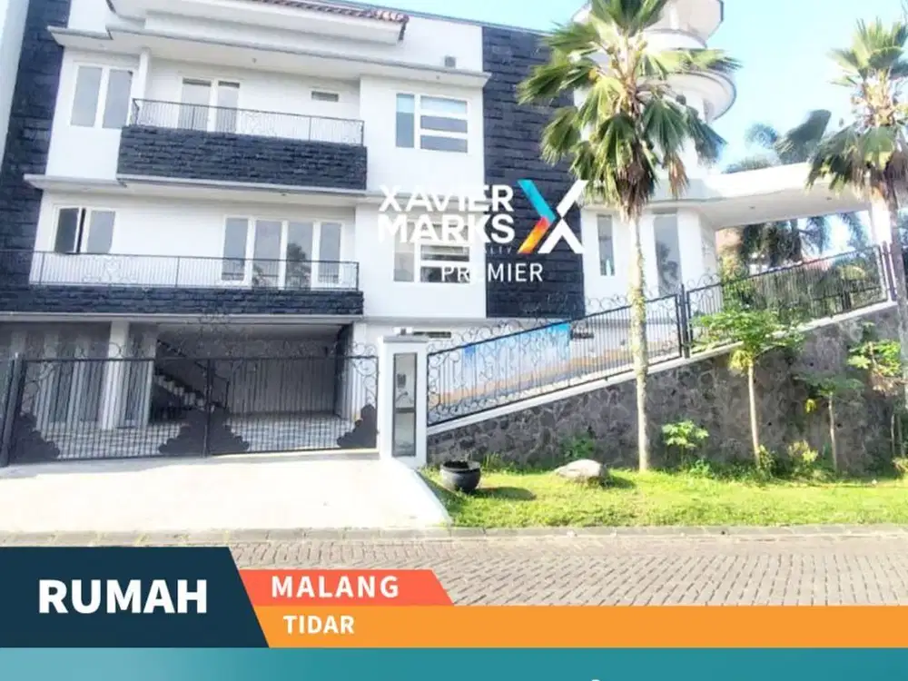 Dijual/Disewakan Rumah Mewah + Kolam Renang di Tidar Malang