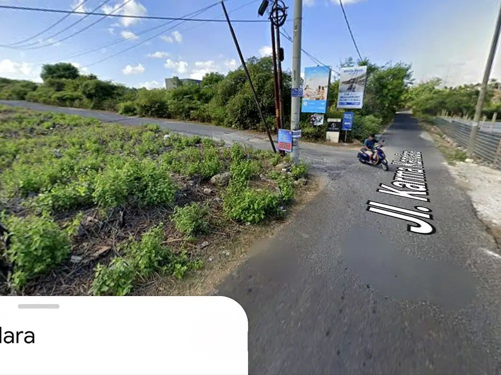 Tanah  Jl Karma Kandara Pantai Melasti Ungasan