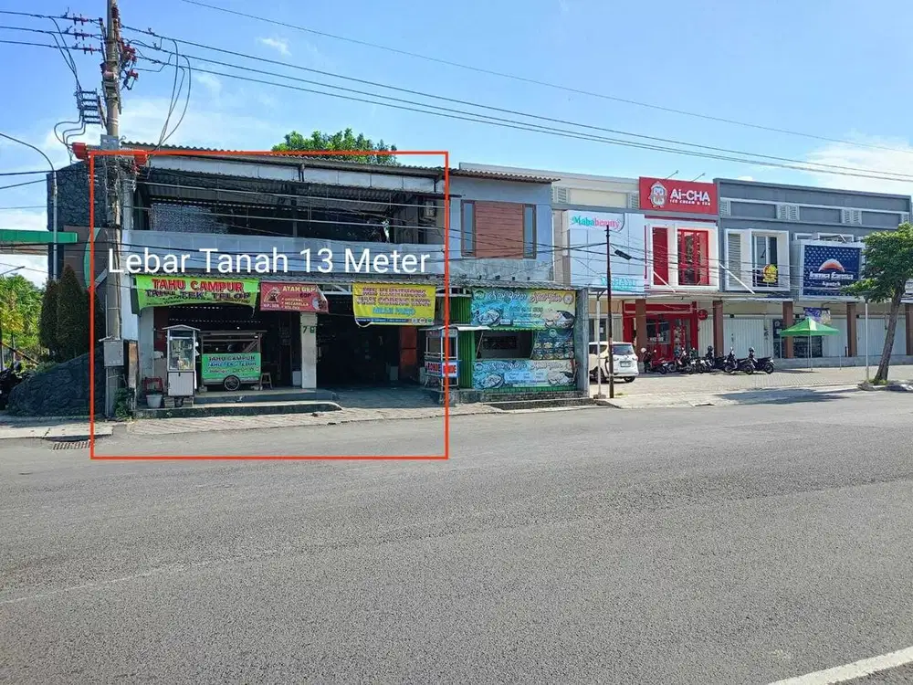 JUAL TANAH BANGUNAN AREA KOMERSIAL NOL JALAN UTAMA RAYA PANDUGO