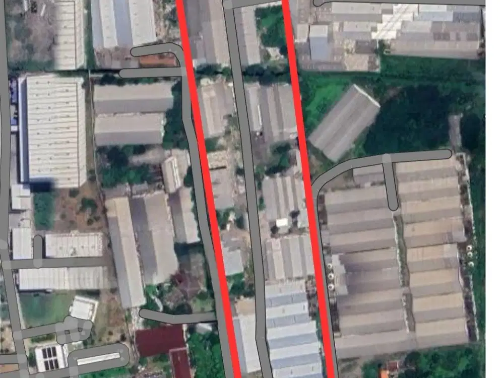 Ex pabrik nol jalan gresik dekat tol