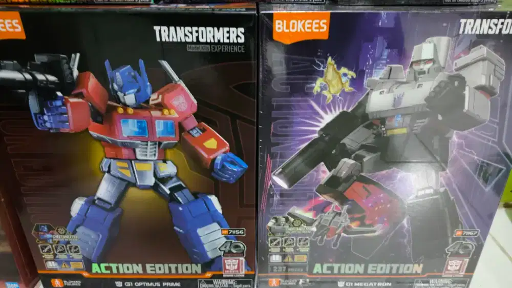 Blokees Transformers Optimus Prime dan Megatron